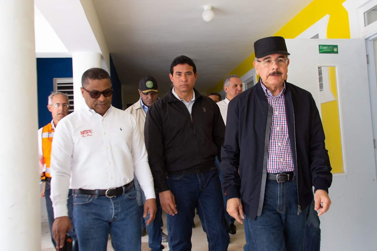 Presidente constata avances construcción Circunvalación SD, Hospital Boca Chica, estancias, CAID y Palacio Justicia provincia Santo Domingo