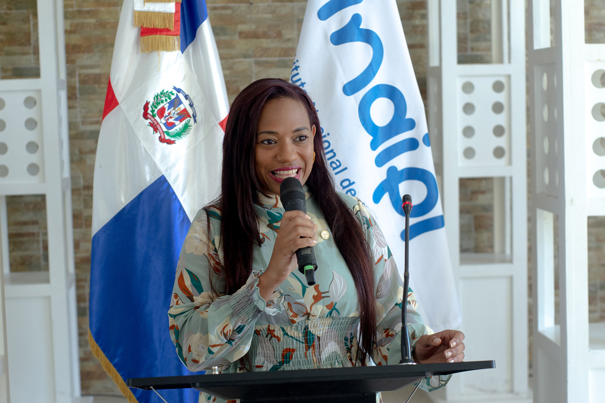 Harolin Almonte, subdirectora de Relacionamiento Interinstitucional