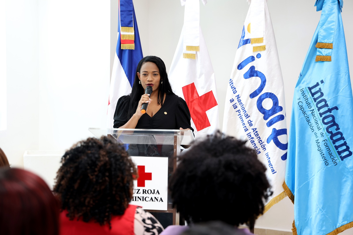 Harolin Almonte, subdirectora de Relacionamiento Interinstitucional del INAIPI