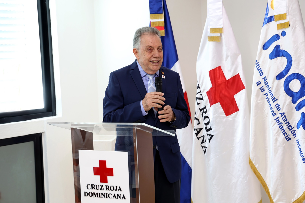 Miguel Sanz Flores, presidente nacional de la Cruz Roja Dominicana